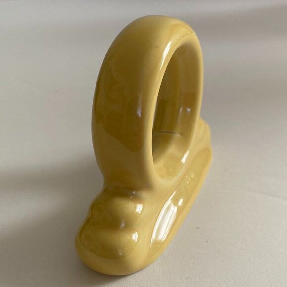 Fiestaware Yellow Retired Color Discontinued Napkin Ring - Picture 2 of 6